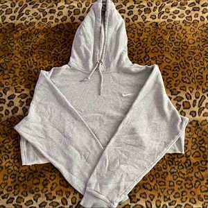 Vintage Oversized cropped Nike hoodie.